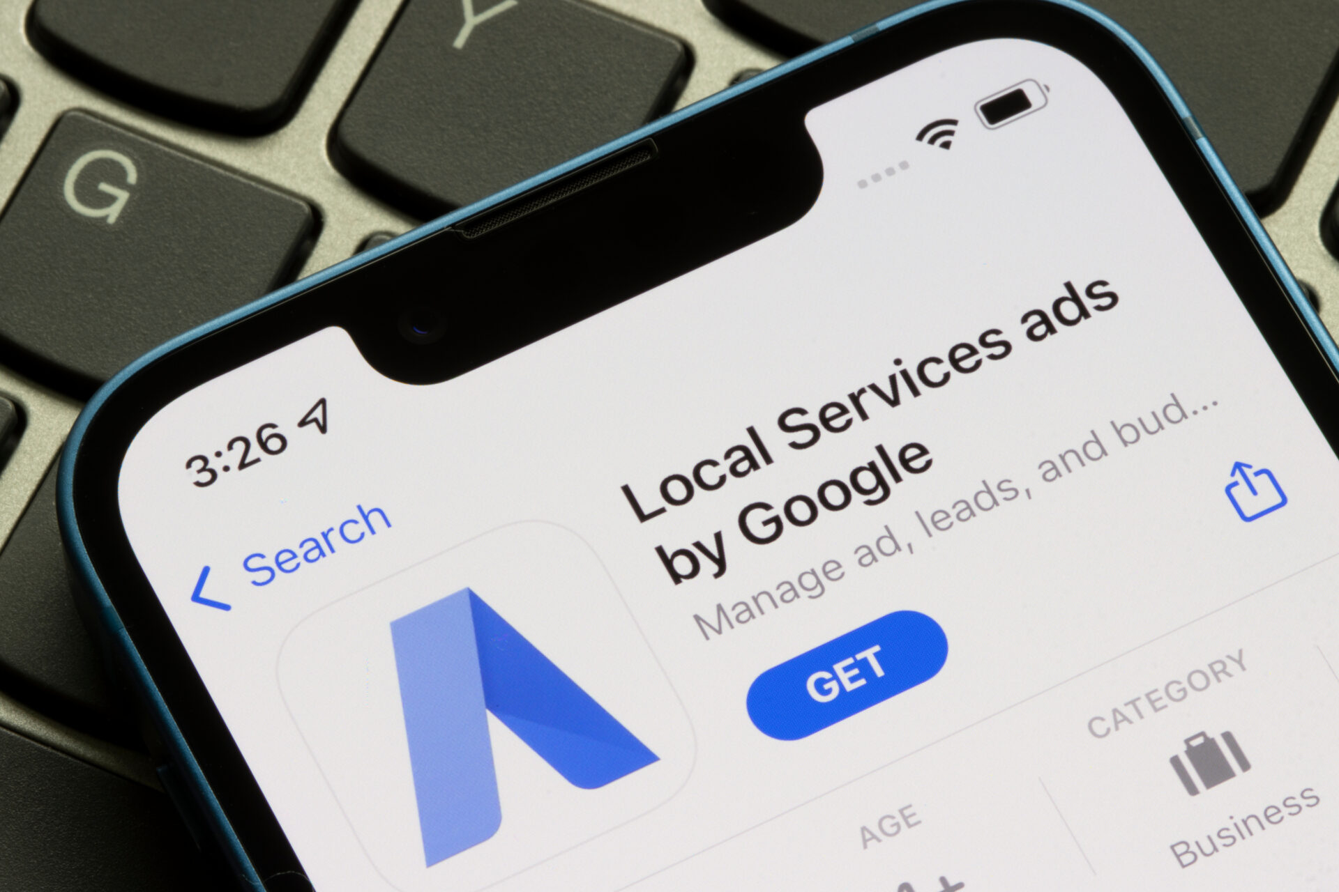 client searches for legal help through local service ads for lawyers google business profile listings